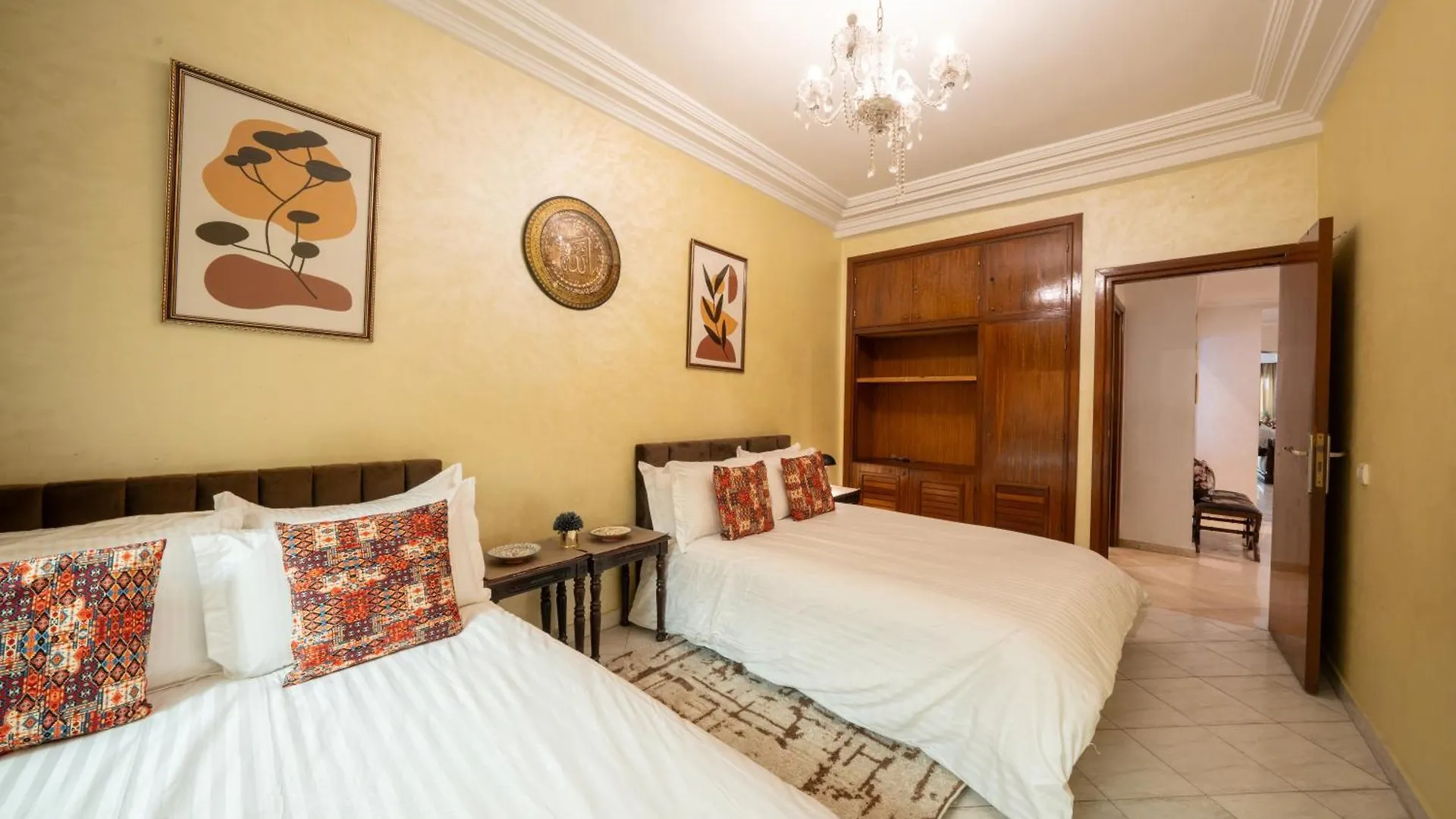 Apartman Large & Comfy 3 Bedrooms In Casablanca Center Marokkó